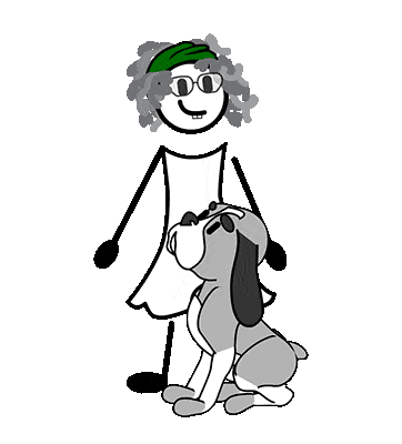 Girl-&-Dog-Color-1 girl and dog